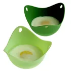 FDA Food Grade Silicone Egg Poacher Cooker Egg Try For Eating Without Shell