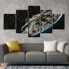 5 Panels painting Millennium Falcon canvas Art movie posters HD Printed Painting Modern Wall Art Picture