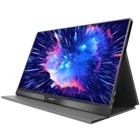 SIBOLAN Patented 15.6 inch 1080P IPS USB C Best ps4 Gaming Portable Monitor with Dual Type-C VESA Speaker leather case