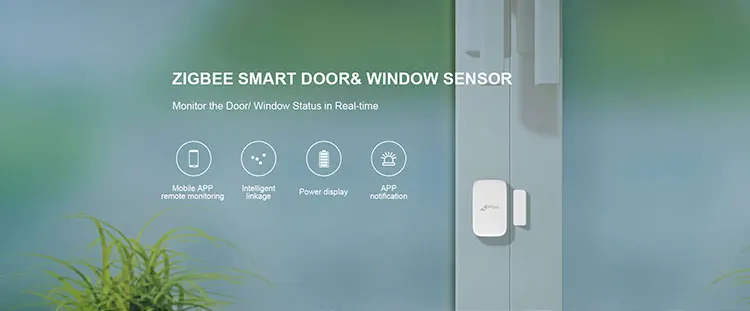 2019 best selling ZigBee Door Window Sensor smart home security alarm - ANKUX.COM