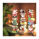 Manufacturers customized supplies wall adhesive home decorations window Christmas sticker