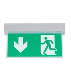 LED running man rechargeable wall mounted exit sign emergency light