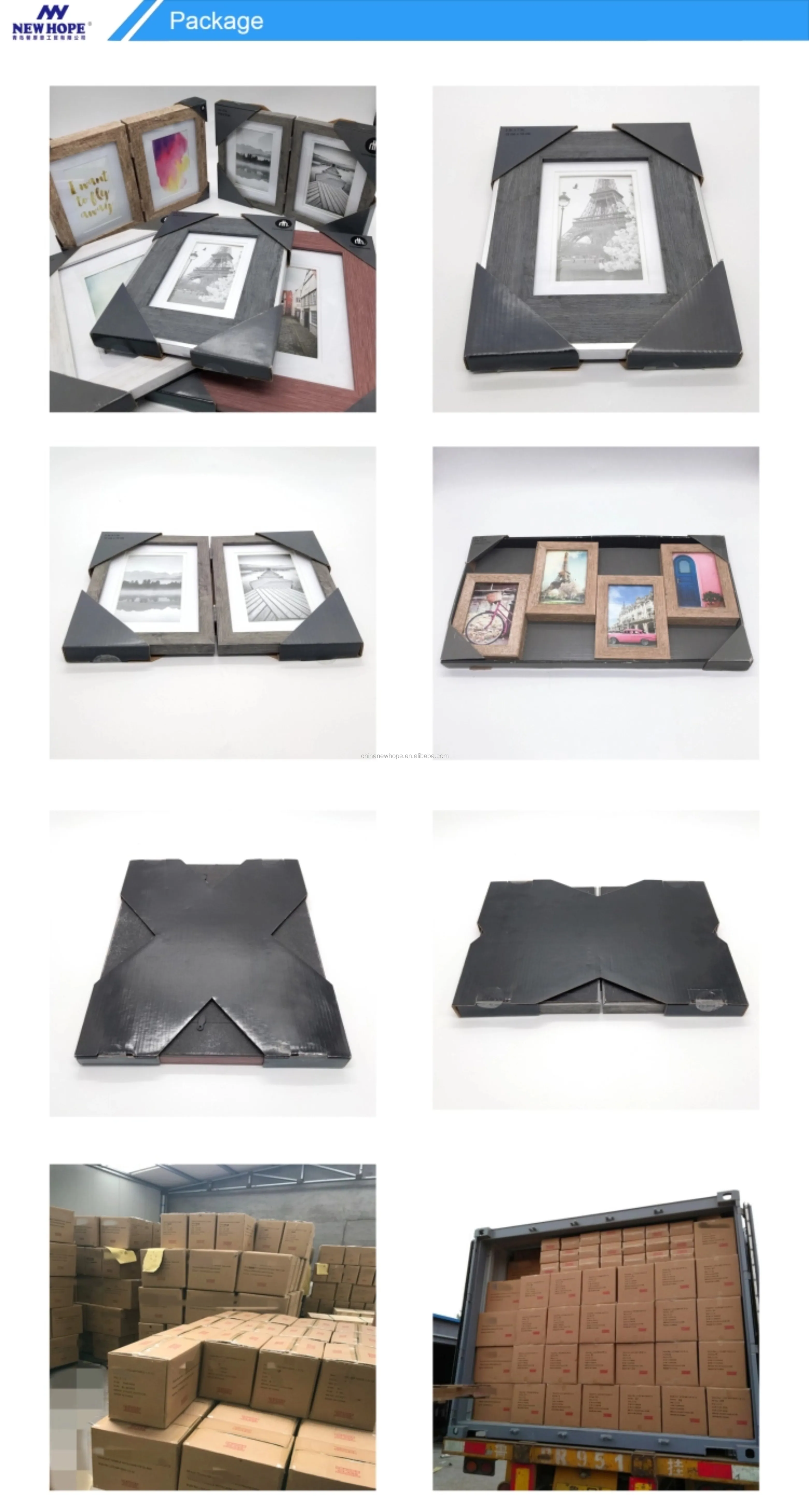 Wholesale Creative Wall Picture Frames DIY Cardboard Photo Frame