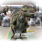 Suit Walking Raptor Dinosaur Suit Performing Realistic T-rex Costume
