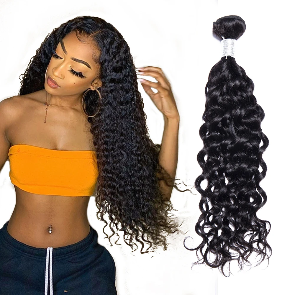 Water Wave Bundles With Closure Brazilian Remy Hair Weave Bundles Human Hair Bundles Thick 100% Human Virgin Hair Extension
Water Wave Bundles With Closure Brazilian Remy Hair Weave Bundles Human Hair Bundles Thick 100% Human Virgin Hair Extension