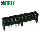 TB1100-05 two row 10 pin barrier strip connectors PCB press-in and lock screw Barrier Terminal Block