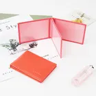 Various styles personalised student fashion leather pocket id credit card holder