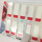 Write away peel and stick waterproof laminated name labels, Self laminating Labels
