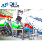 Waste PE film plastic recycling squeezing machine