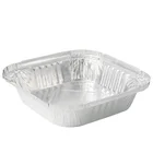 470ml Disposable Plate Aluminum Foil Food Container Tray Baking with Various Thickness