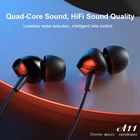 Free Sample Universal 3.5Mm Jack Wired Volume Control Stereo Hifi Headphone Earphones