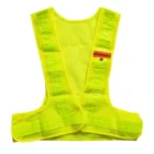 Traffic and work Hi vis mesh vest with PVC reflective tape