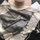 Silk Scarf Zipeiwin Wholesale 2020 Hot Design Print Silk Satin 90*90 Cm Square Silk Scarf For Woman