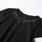 ladies long sleeveless waist dress with 68% Rayon 17% Nylon 5% Spandex in summer