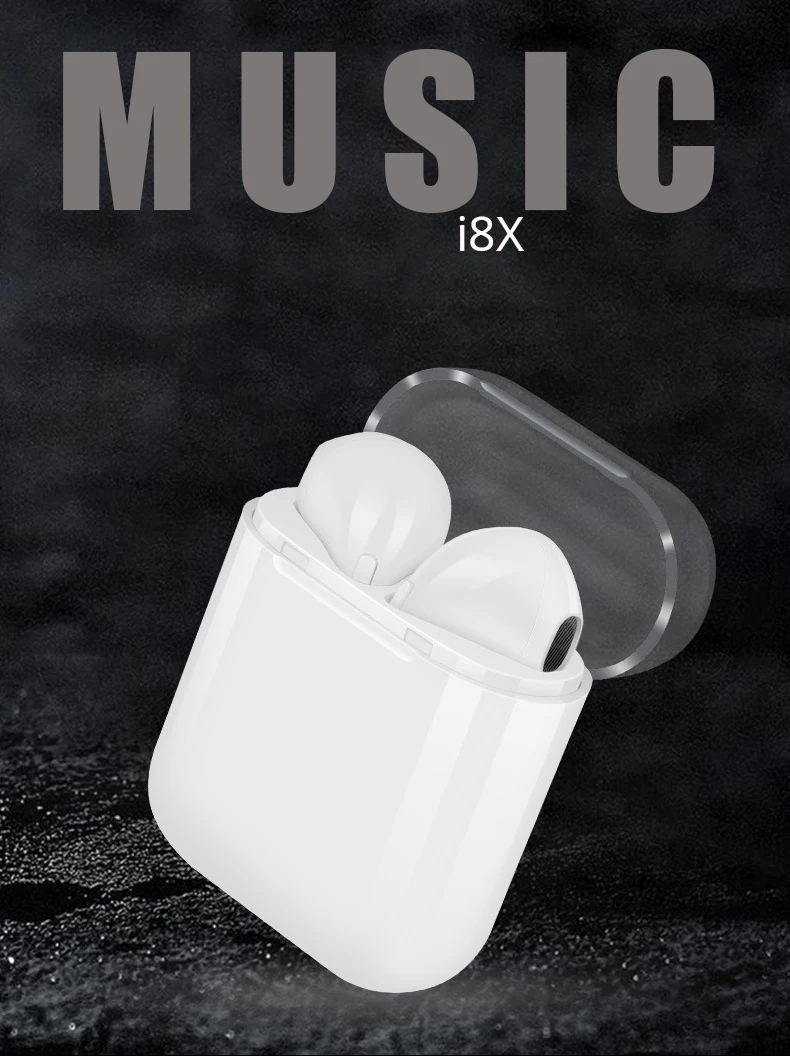 i8X TWS Wireless Bluetooth TWS Bluetooth Headphones Wireless Earbuds - ANKUX.COM