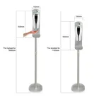 Touch Free Automatic soap dispenser gel touchless hand sanitizer Wall dispenser Floor Stand