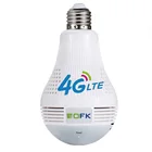 4G SIM card smart home Light bulb VR hidden Wireless Camera