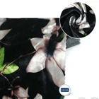 Shaoxing textile printed knitted ice velvet 92 polyester 8 spandex fabric