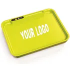 Led White Custom Logo Charging Glow Hot Selling Cookies Rolling Tray Blue Red Led White