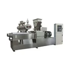 Automatic Textured Vegetable Soy Bean Meat Protein Soya Chunk Nugget making Extruder Machine