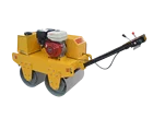 Walk Behind Gasoline Compactor Roller Double Drum Road Rolling Machine