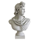 Antique baroque resin sculpture head bust room decoration accessories