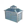 Roof Container House Commercial Greenhouse Sale Cheap Kit Furniture Garden Canadian Wood Curved Glass Sunroom