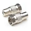 Coaxial Coax Plug Male to RCA Jack Female Adapter Zinc F to RCA Connector Adapter