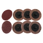 3" 75mm Quick Change Roll Lock Red Surface Angle Grinder Diamond Sanding Disc Machine