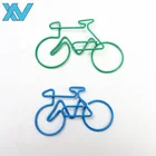 Stationery gift funny shapes bicycle colorful metal paper clips