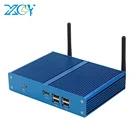 XCY Intel Celeron j1900 Mini PC quad core fanless mini computer Barebone system HD video display