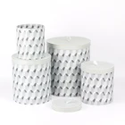 Paper Round Box Candy Storage Craft Cardboard Package Gift