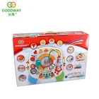 Safe Plastic B/O Train Musical Baby Learning Table Kids Intelligent Educational Toy