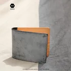 Wallet Mens Wallet Best Real Black Men's Short Vegetable Tanned Cow Leather Wallet With Coin Pocket Women 5129