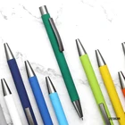 Metal Pen Business Gift Popular Metal New Black Laser Aluminium Ball Point Pen OEM Customized