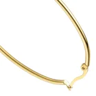 Large Hoop 18K Gold Plating Thin Line Stainless Steel Circle Earrings For Women Wholesale E5476