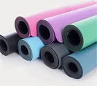 183*68 5mm Eco-friendly Pu Natural Rubber Yoga Mat OEM Custom Private Label Manufactory Logo Non-slip