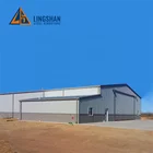 low cost modern simple large wide span prefab light steel building warehouse design