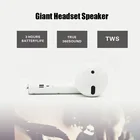 Speaker MK101 Giant Airpods Bluetooth Audio TWS 3D Stereo Outdoor TF Card FM Speaker