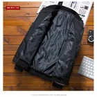 Jacket Nylon Jackets Wholesale Fashion Style Black Bomber Jacket Printing Bomber Winter Men Black Nylon Jackets