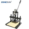 ZONESUN 20x14cm Hand leather cutting machine photo paper sheet mold cutter,manual leather mold /Die cutting machine
