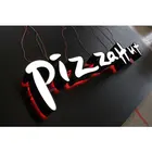 Indoor and outdoor shop names sign letter lights