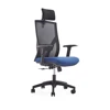 hot selling black swivel reception seat armrest office staff director mesh chair