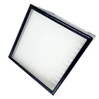 china wooden frame deep pleat hepa air filter wood box clapboard big air cfm filters