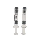 1ml luer lock THC CBD oil custom packaging glass logo syringe