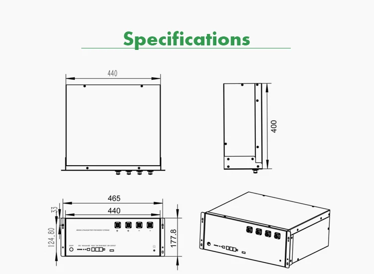 4800WH Energy Storage Lithium Battery 48v 50ah Lifepo4 Battery 2