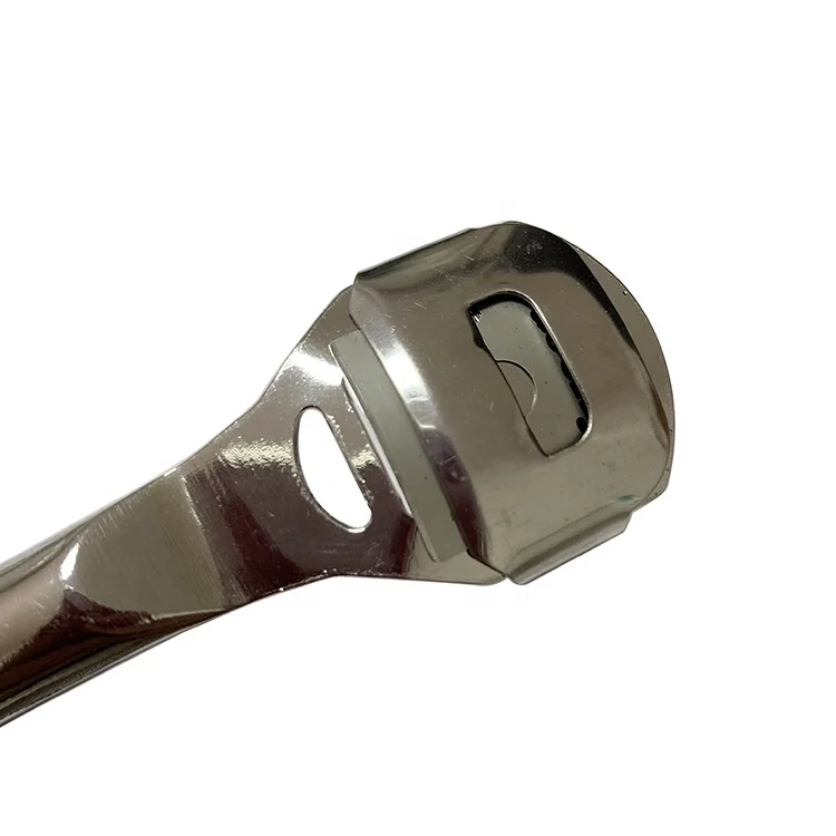 High Quality Wooden Handle Callus Shaver Set With 10 Pieces Replacement Slices