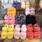 Slippers Winter Slippers The Most Popular High Quality Winter Ladies Sheepskin Slippers 2020 Fashion Wool Slippers