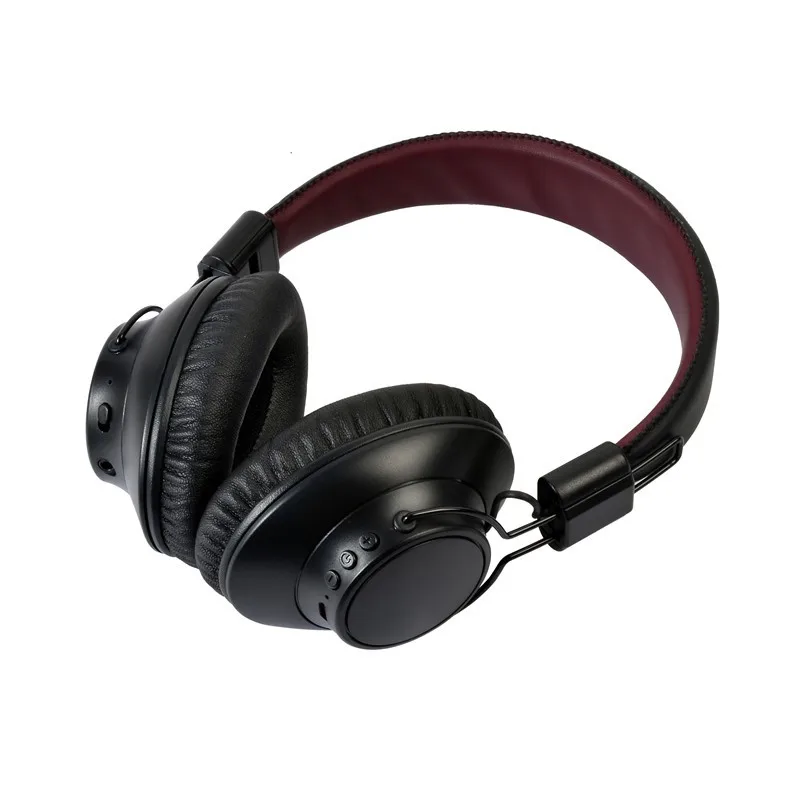 Hot sell Active Noise Cancelling headphones, Wireless stereo bass earphones foldable travel Over Ear bt anc headset - ANKUX.COM