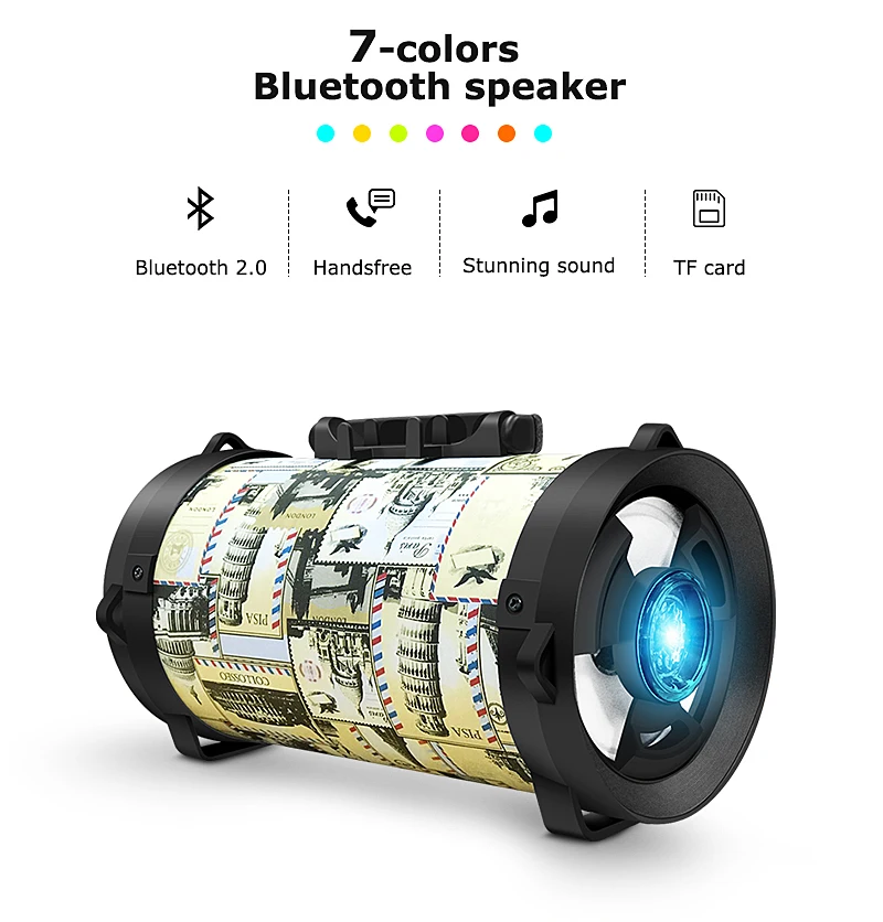 New portable indoor/outdoor wireless Bluetooth mini speaker for home - ANKUX.COM